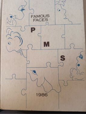 1985-86 Pittsford Middle School NY Famous Faces Yearbook